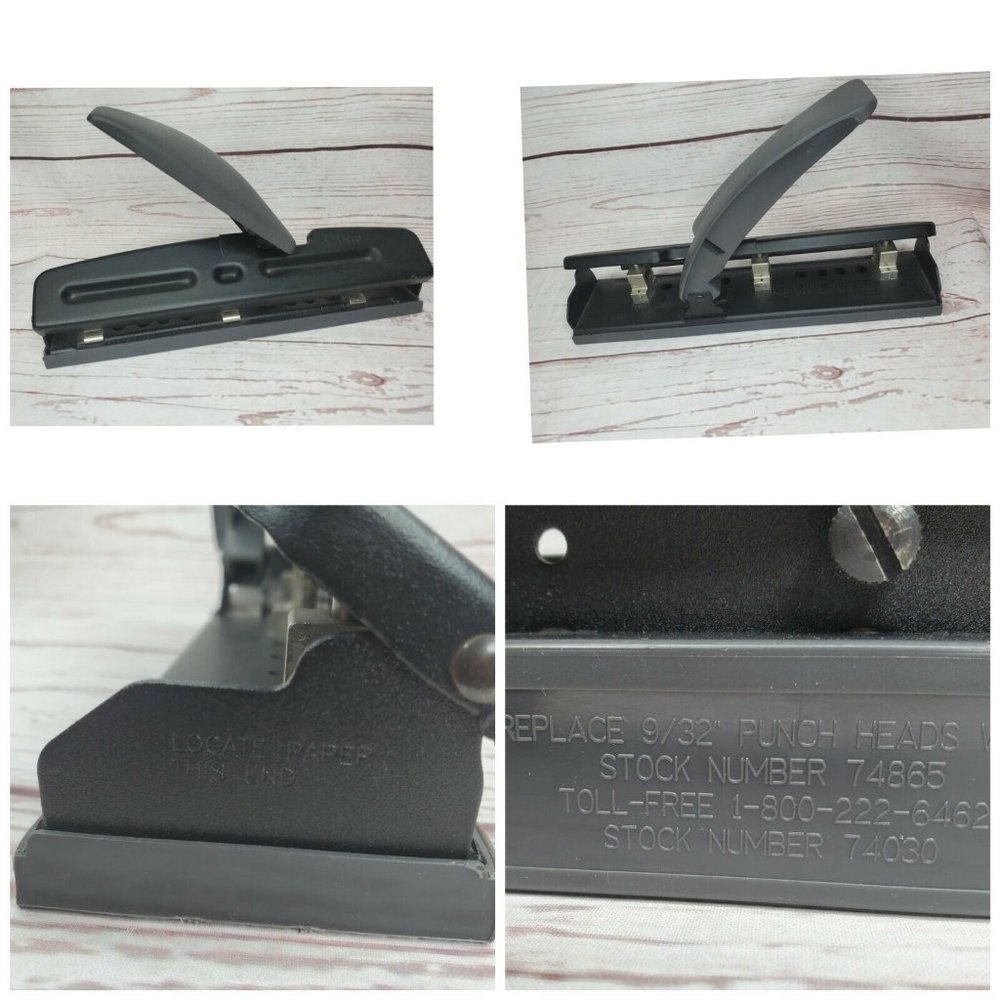 Acco Heavy Duty Durable 3 Hole Puncher